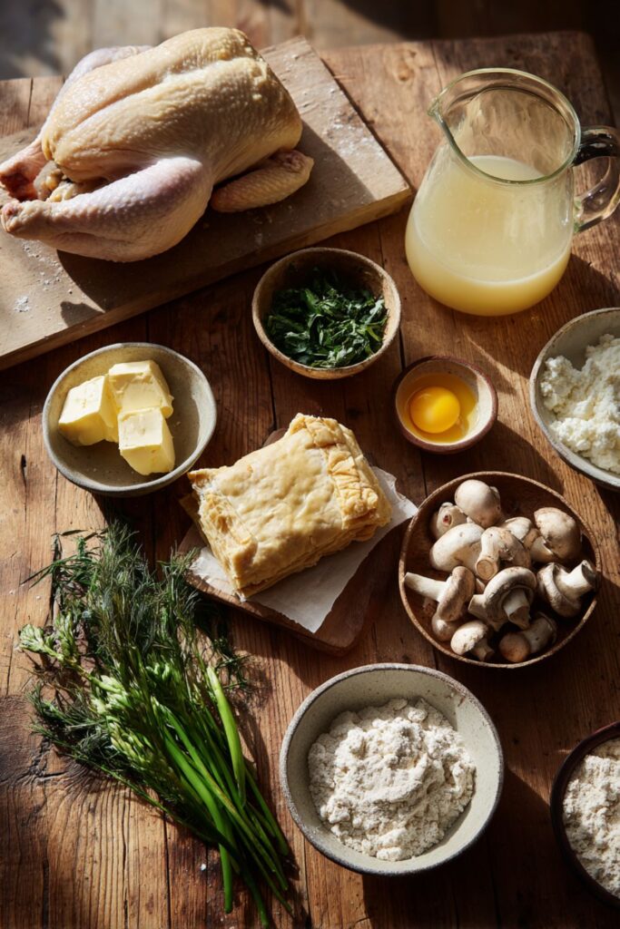 james martin chicken and mushroom pie