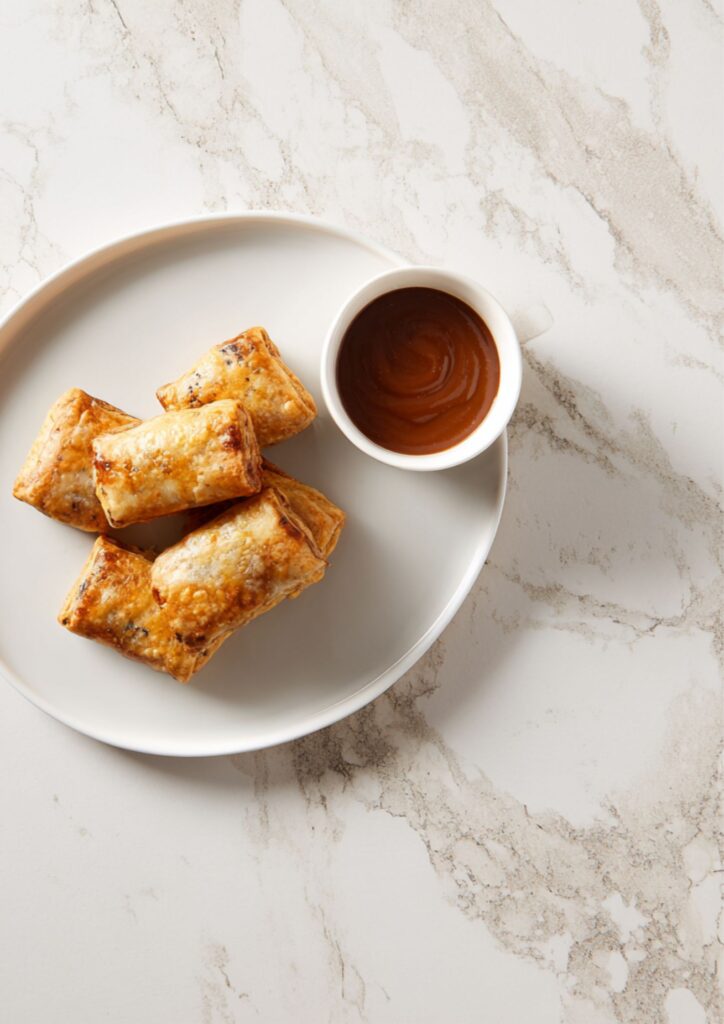 James Martin Sausage Rolls with HP Sauce