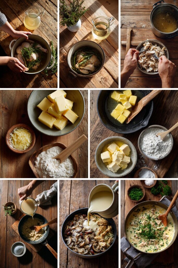 james martin chicken and mushroom pie