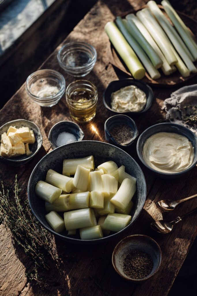 James Martin Creamed Leeks​