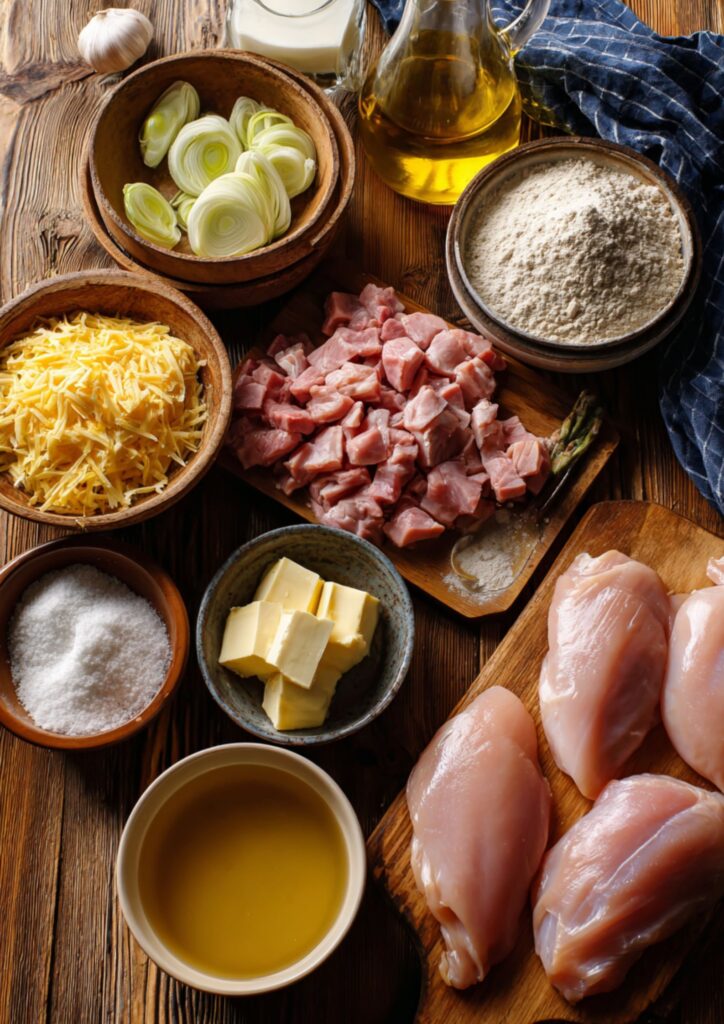 James Martin Chicken and Ham Pie