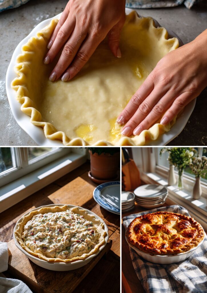 James Martin Chicken and Ham Pie