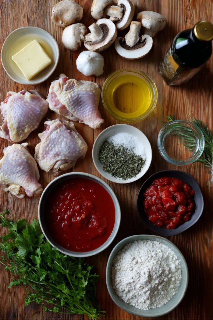 James Martin’s Slow Cooker Chicken Chasseur