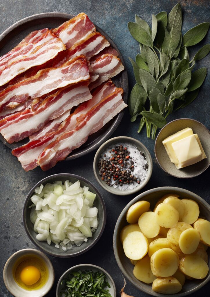 James Martin​ Bacon And Sausage-Stuffed Potato Loaf