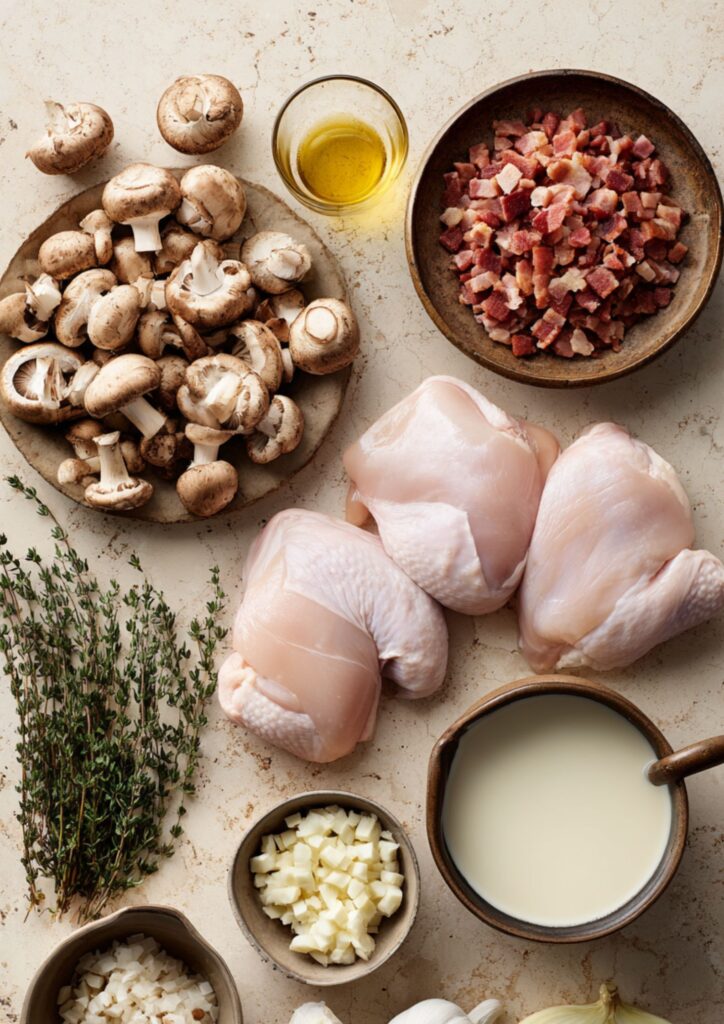 James Martin Chicken Forestière