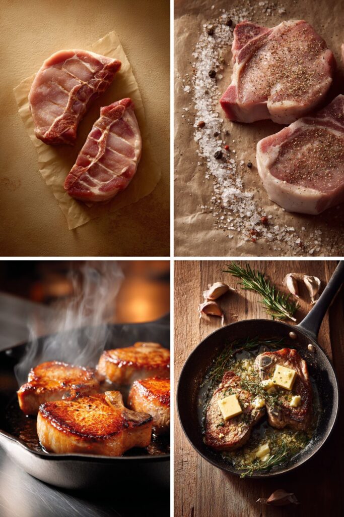 James Martin Pan Fried Pork Chops