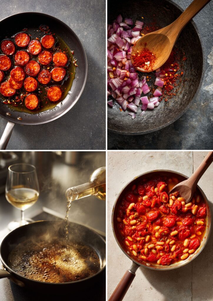 James Martin Cod And Chorizo