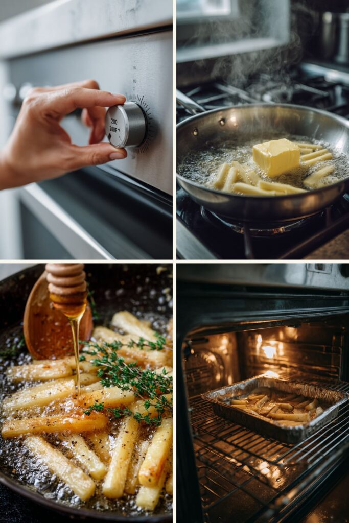 James Martin Roast Parsnips