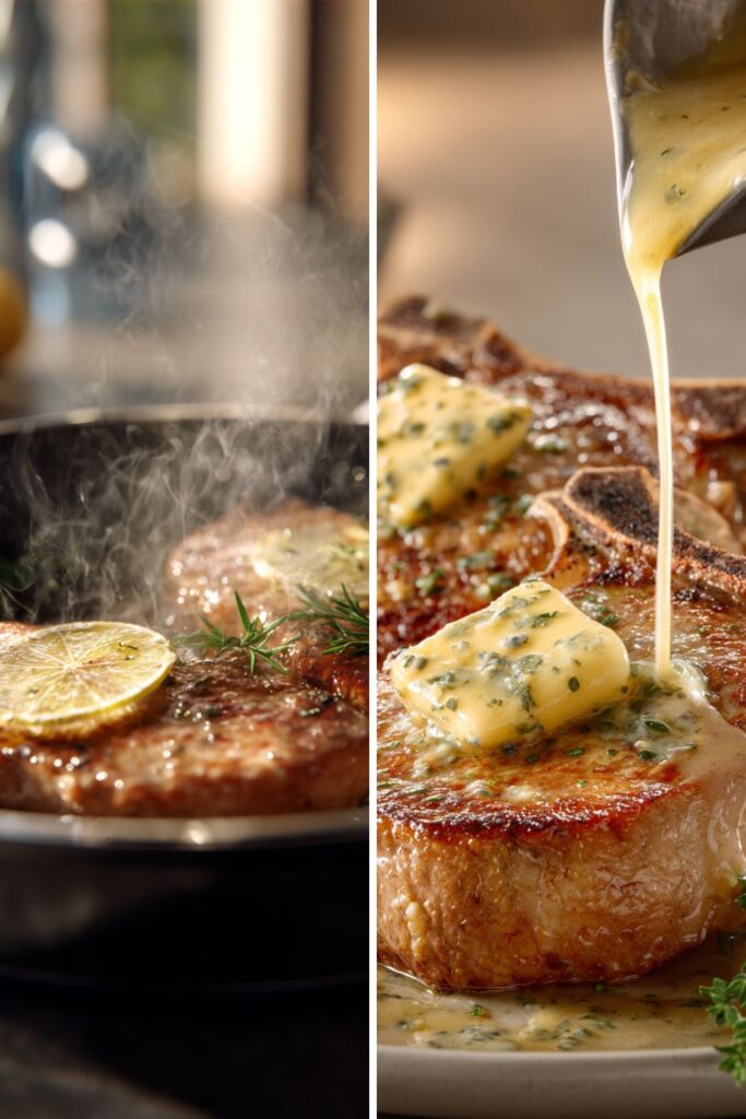 James Martin Pan Fried Pork Chops