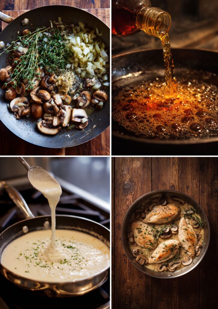 James Martin Chicken Forestière