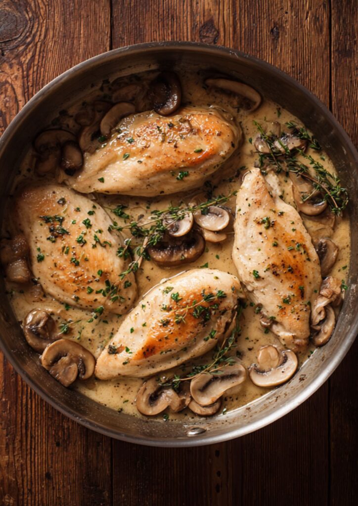 James Martin​ Chicken Forestière
