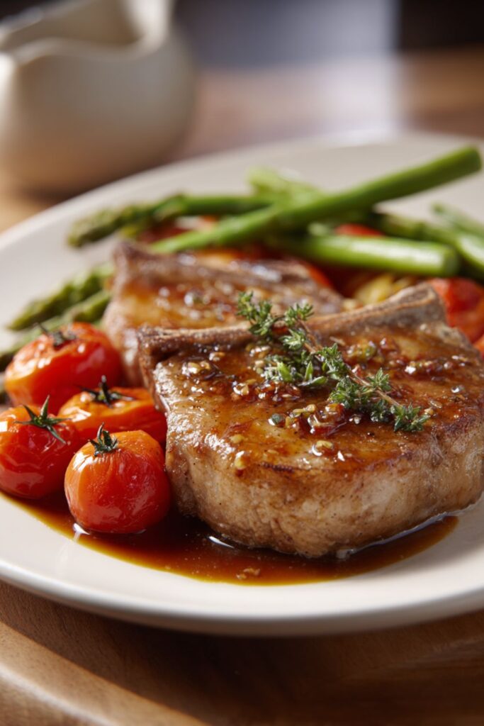 James Martin Pan Fried Pork Chops