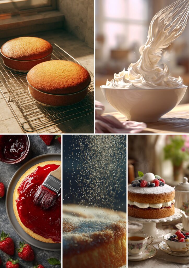 James Martin Duck Egg Victoria Sponge