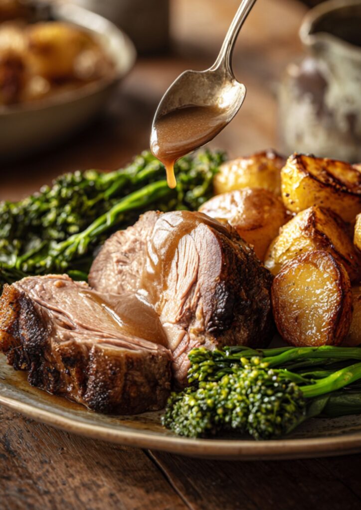 James Martin Slow Roast Shoulder of Lamb Recipe