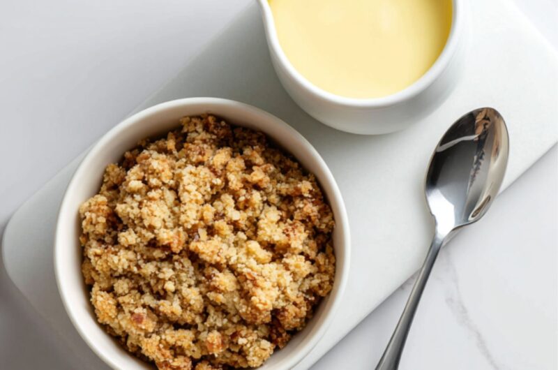 James Martin Rhubarb Crumble​