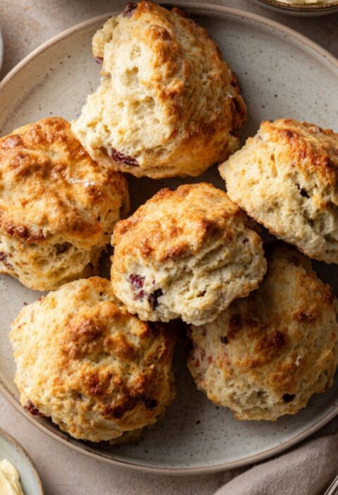 James Martin Cherry Scones