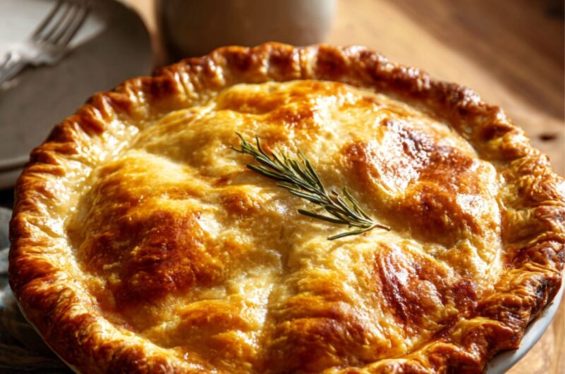 James Martin Chicken and Ham Pie