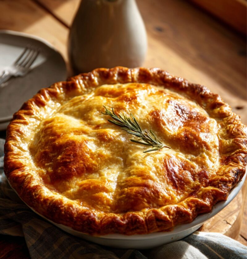 James Martin Chicken and Ham Pie