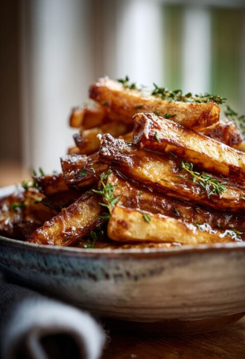 James Martin Roast Parsnips