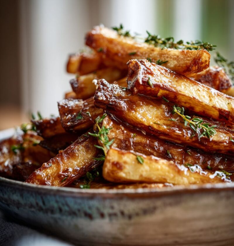 James Martin Roast Parsnips