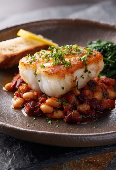 James Martin Cod And Chorizo