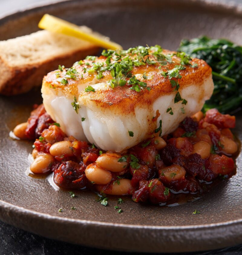 James Martin Cod And Chorizo