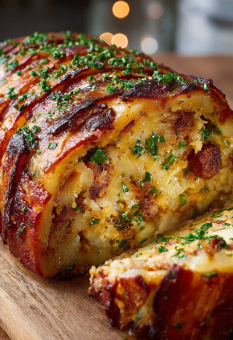 James Martin​ Bacon And Sausage-Stuffed Potato Loaf