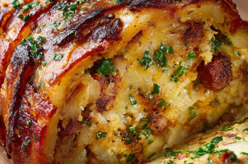 James Martin​ Bacon And Sausage-Stuffed Potato Loaf