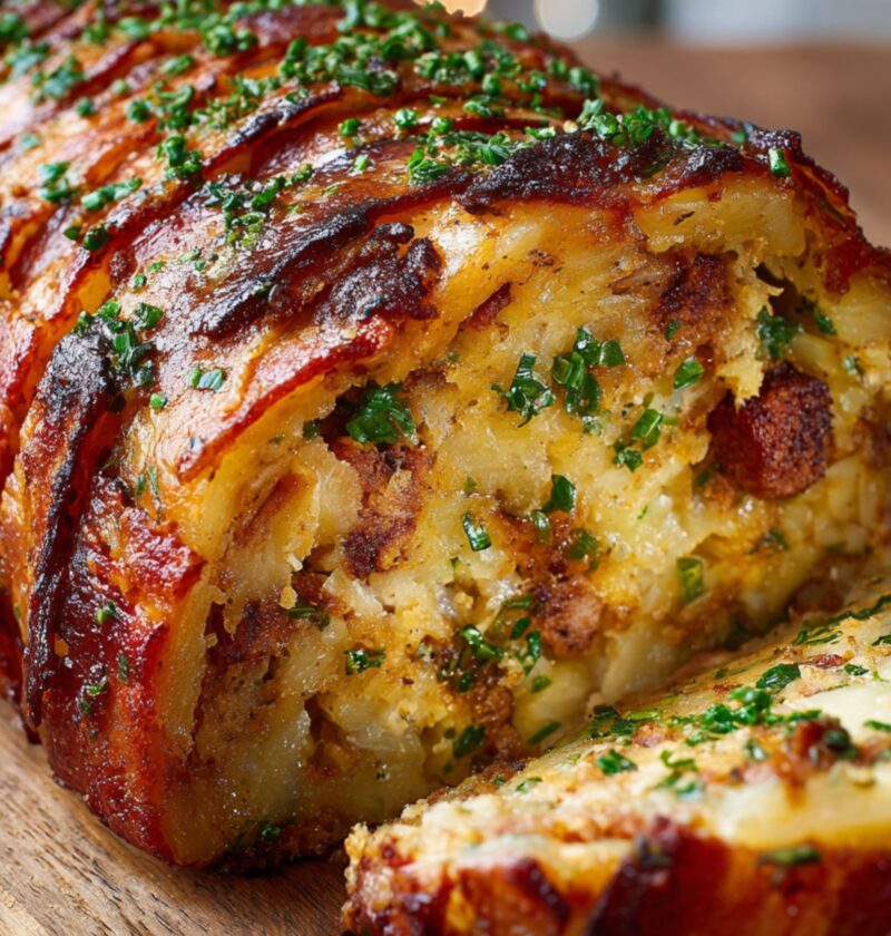 James Martin​ Bacon And Sausage-Stuffed Potato Loaf