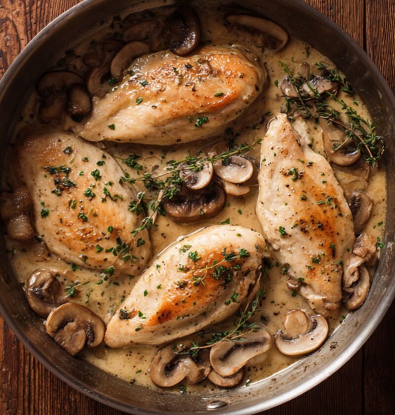 James Martin Chicken Forestière