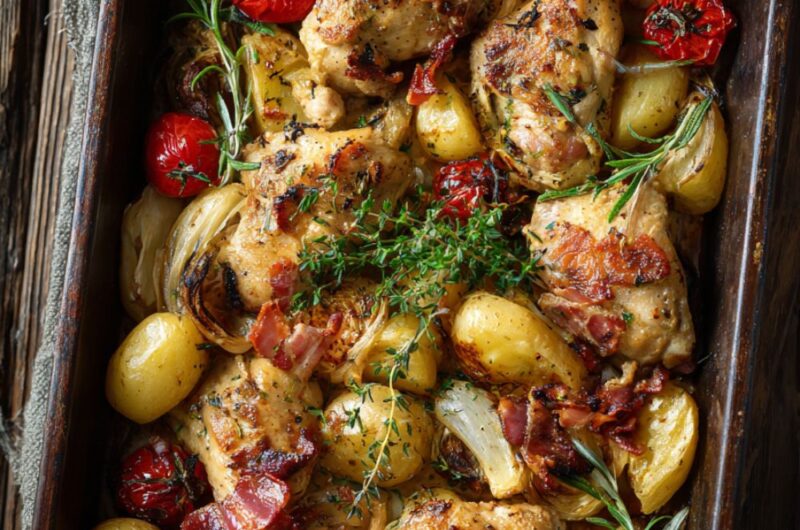james martin​ chicken bonne femme