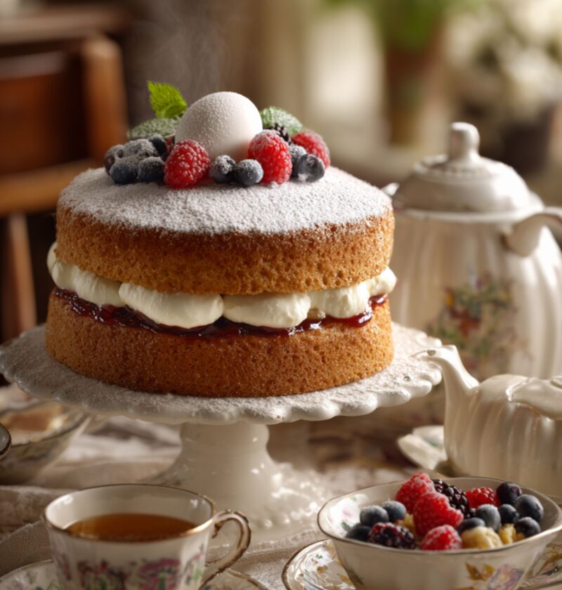 James Martin​ Duck Egg Victoria Sponge