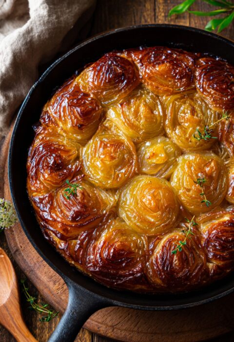 James Martin Onion Tarte Tatin​