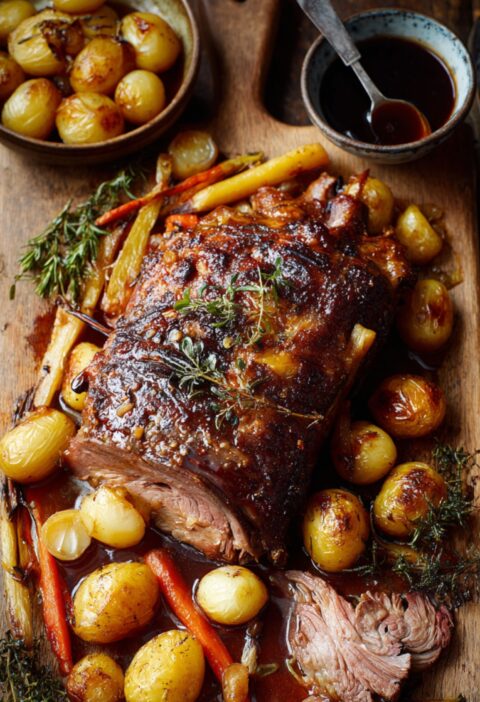 James Martin Slow Cooked Lamb